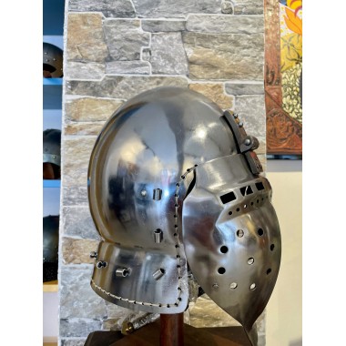 Casque Bassinet Médiéval, acier 2mm