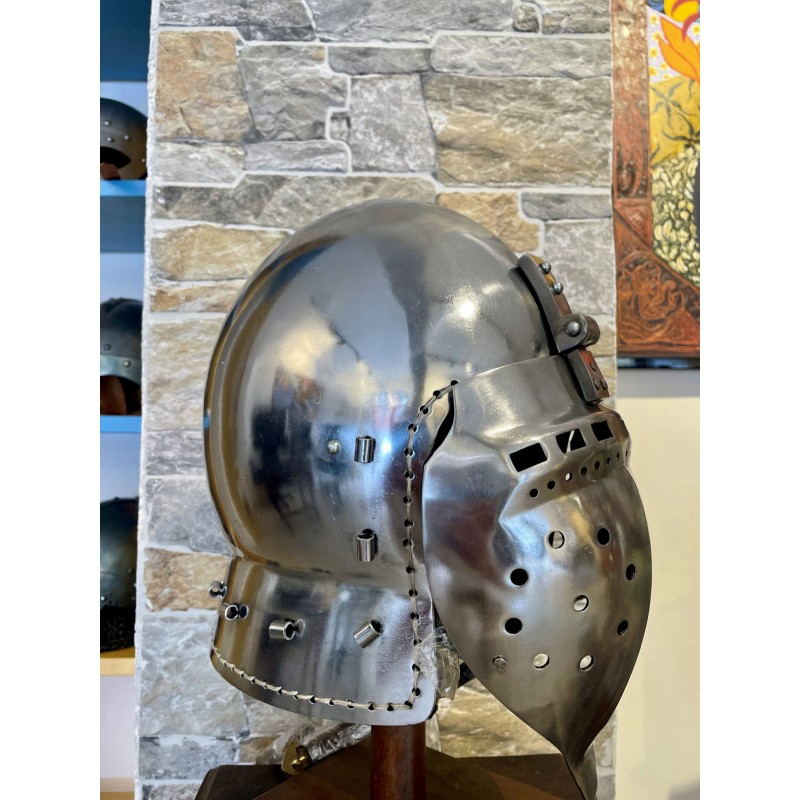 Casque Bassinet Médiéval, acier 2mm