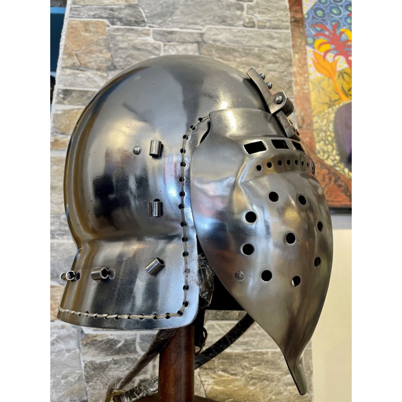 Casque Bassinet Médiéval, acier 2mm