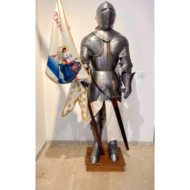 Armure de Jeanne d’Arc – Fabriquée à la Main en Italie