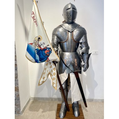 Armure de Jeanne d’Arc – Fabriquée à la Main en Italie