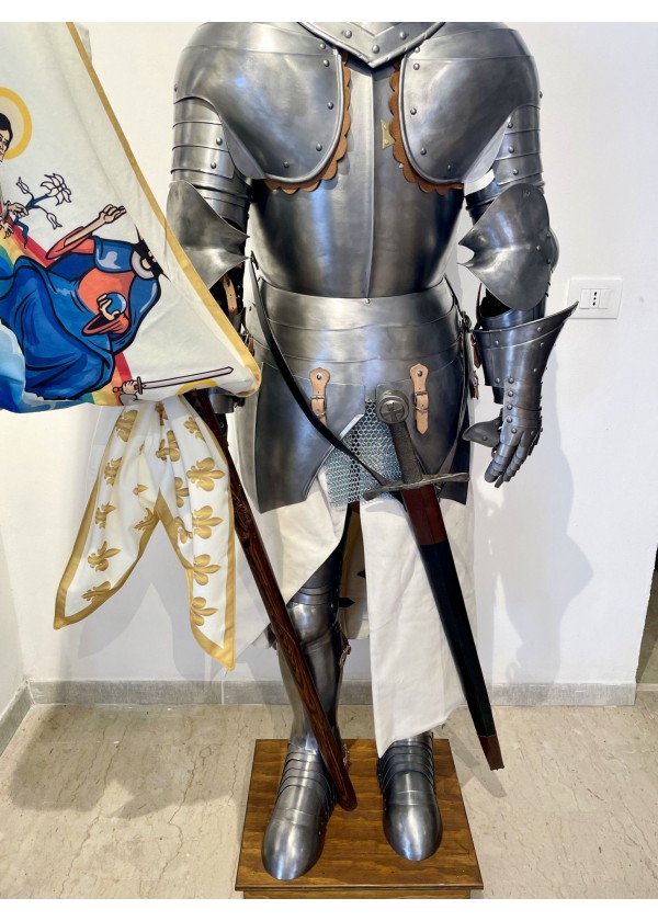 Armure de Jeanne d’Arc – Fabriquée à la Main en Italie