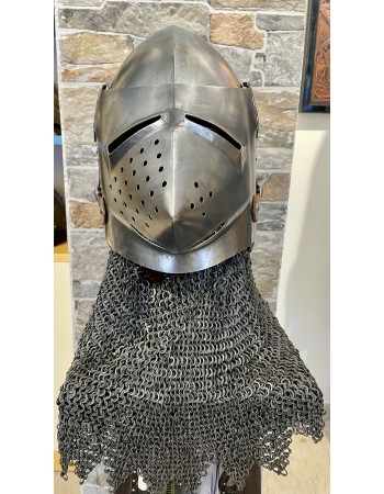 Casque Bassinet Médiéval à bec