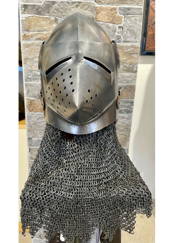 Casque Bassinet Médiéval à bec