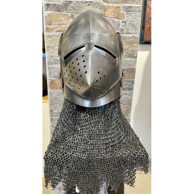 Casque Bassinet Médiéval à bec