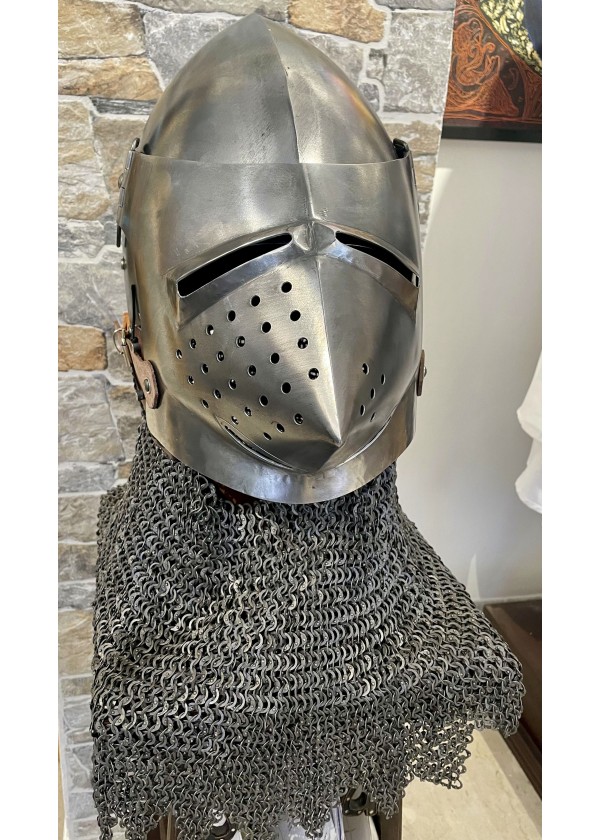 Casque Bassinet Médiéval à bec