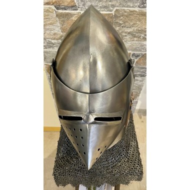 Casque Bassinet Médiéval à bec