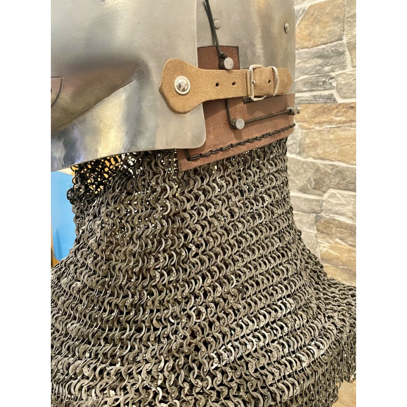 Casque Bassinet Médiéval à bec