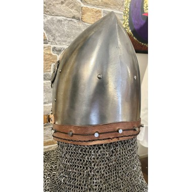 Casque Bassinet Médiéval à bec