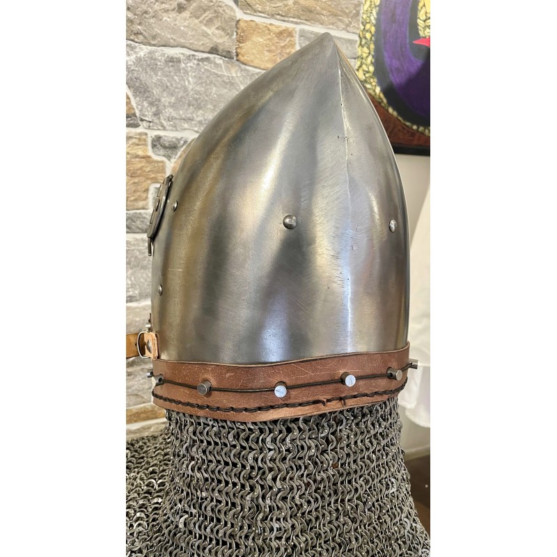 Casque Bassinet Médiéval à bec
