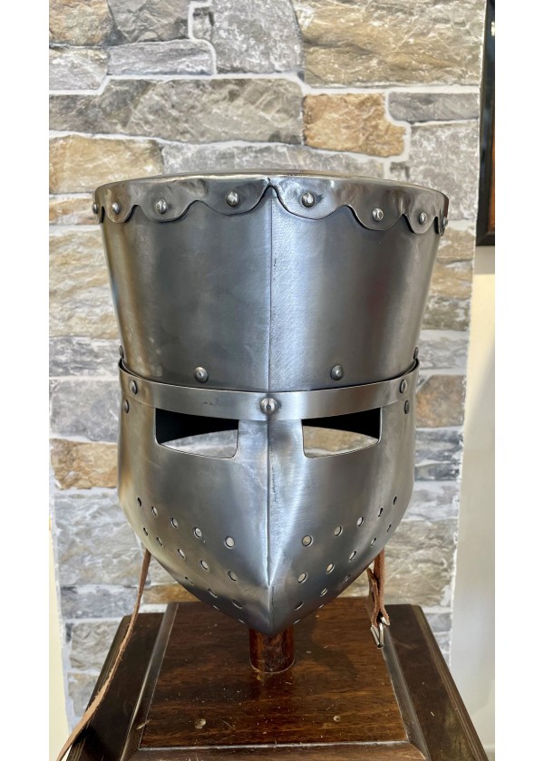 Heaume de Croisé - Heaume à timbre Plat