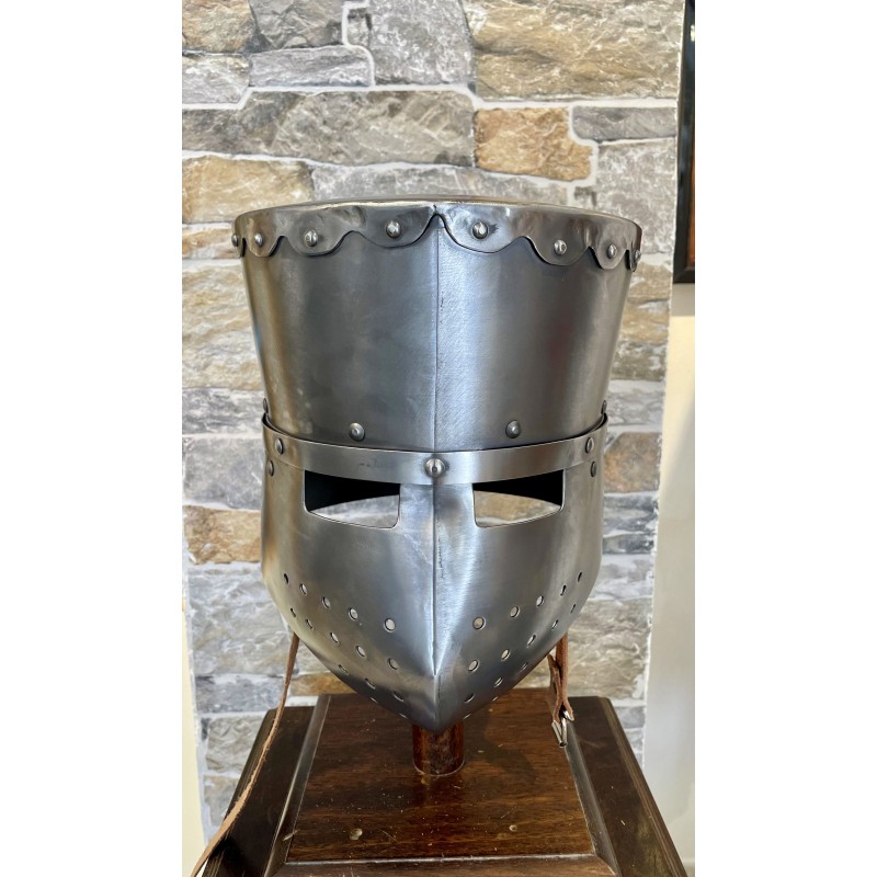 Heaume de Croisé - Heaume à timbre Plat