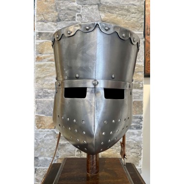 Heaume de Croisé - Heaume à timbre Plat
