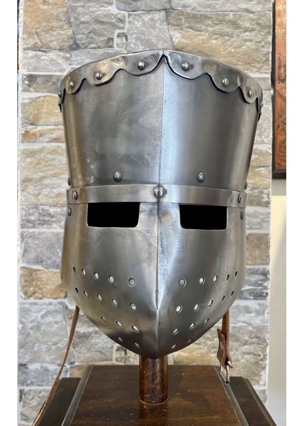 Heaume de Croisé - Heaume à timbre Plat