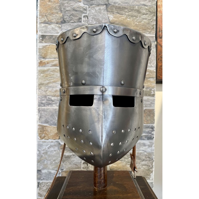 Heaume de Croisé - Heaume à timbre Plat