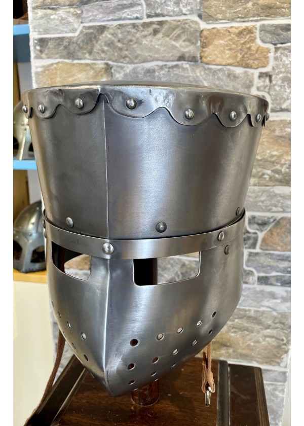 Heaume de Croisé - Heaume à timbre Plat