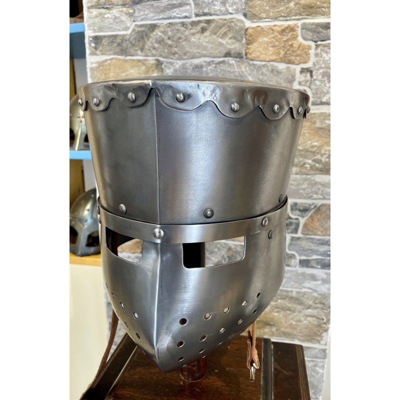 Heaume de Croisé - Heaume à timbre Plat