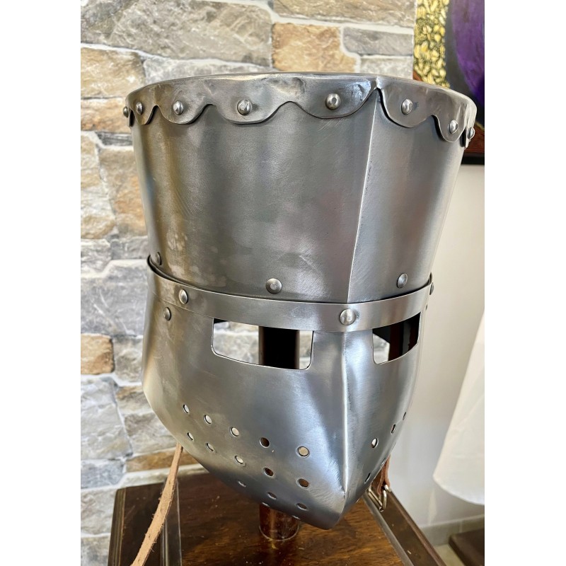 Heaume de Croisé - Heaume à timbre Plat
