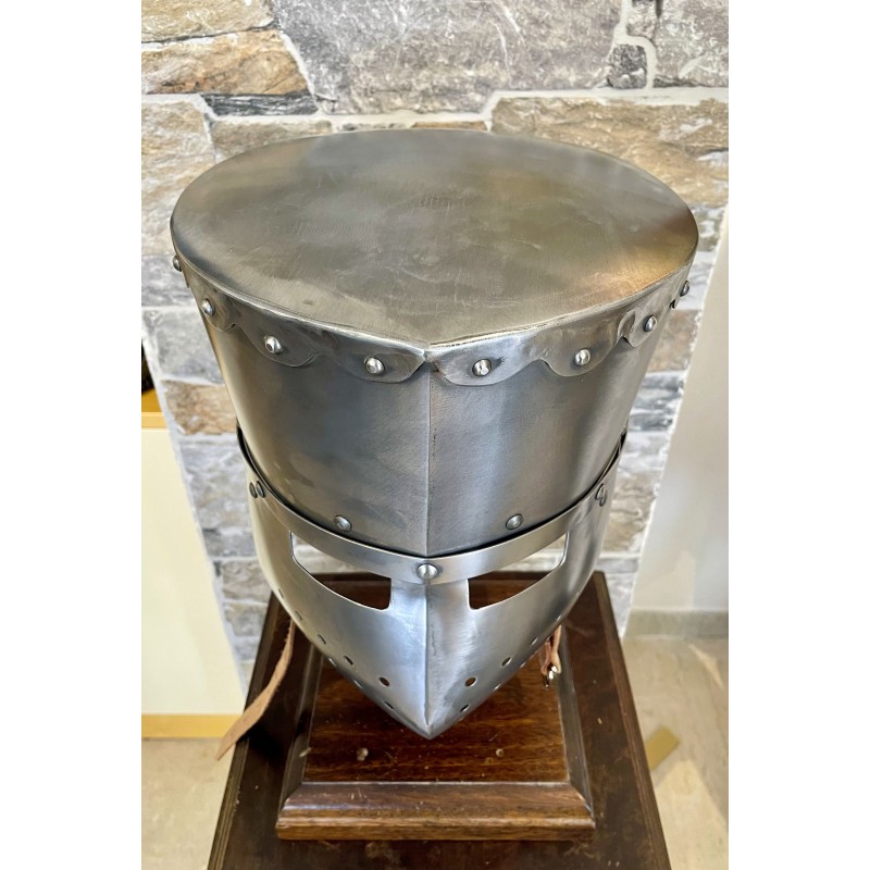 Heaume de Croisé - Heaume à timbre Plat