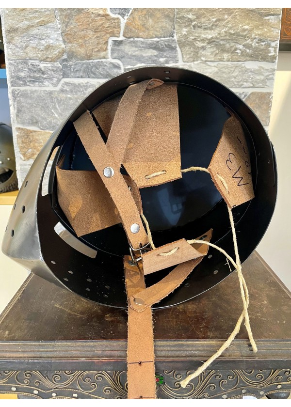 Heaume de Croisé - Heaume à timbre Plat