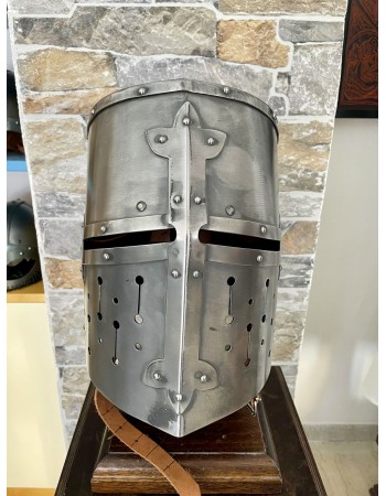 Casque Templier - Grand Heaume Médiéval
