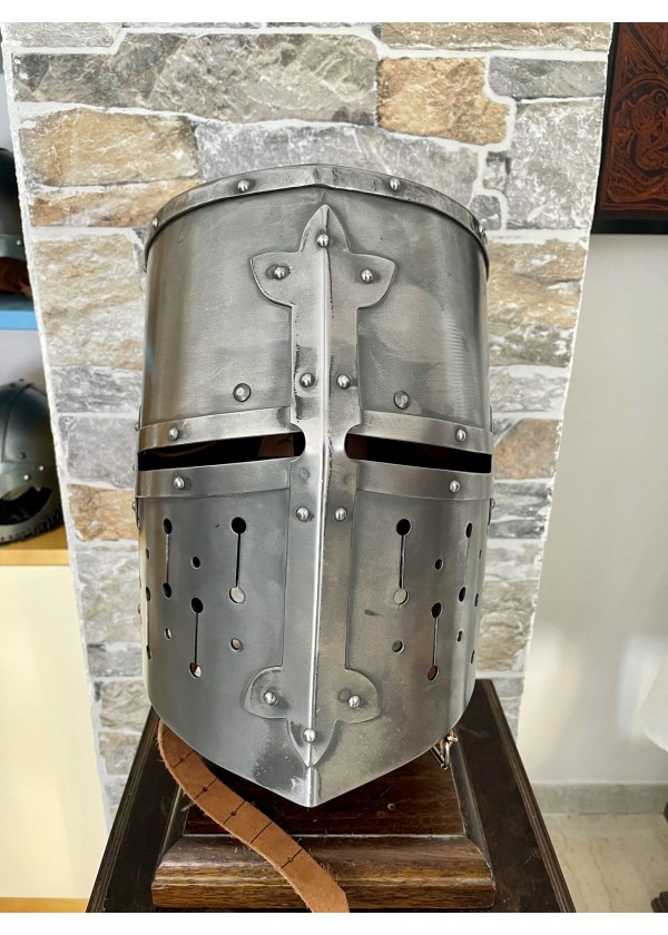Casque Templier - Grand Heaume Médiéval