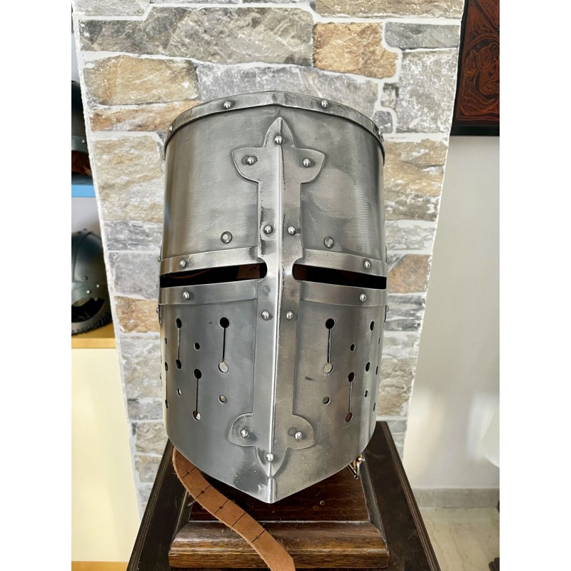 Casque Templier - Grand Heaume Médiéval