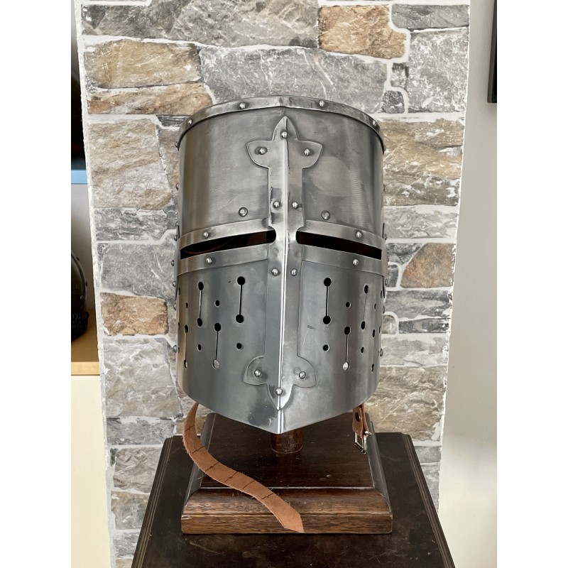 Casque Templier - Grand Heaume Médiéval