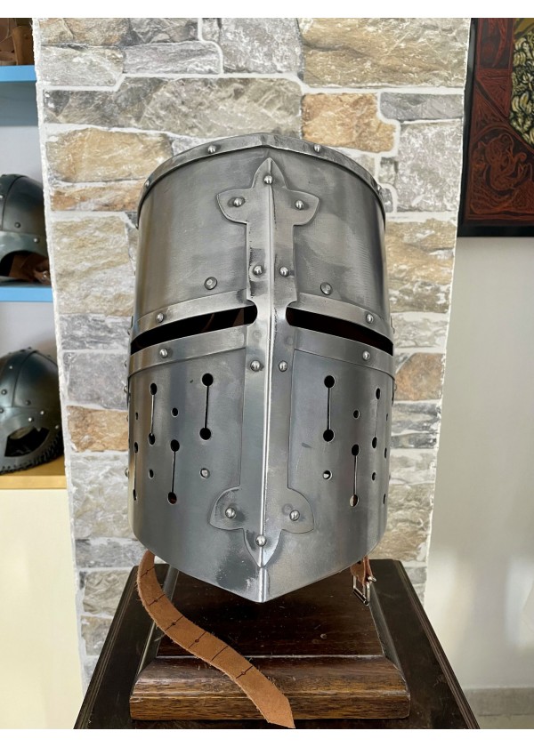 Casque Templier - Grand Heaume Médiéval