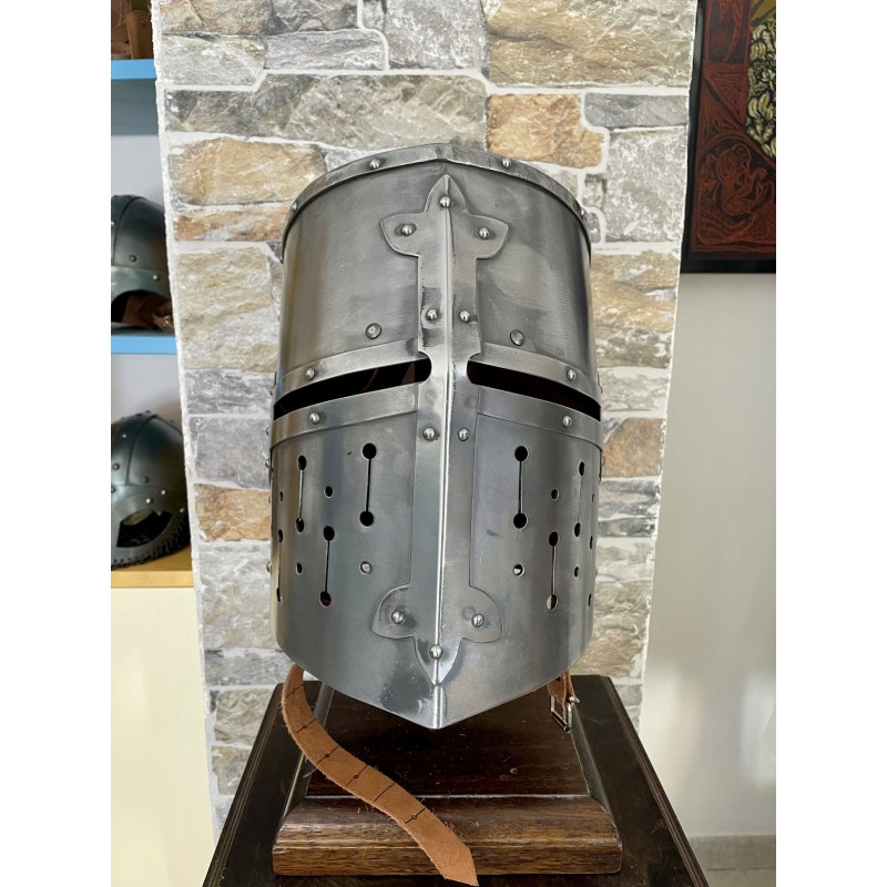 Casque Templier - Grand Heaume Médiéval
