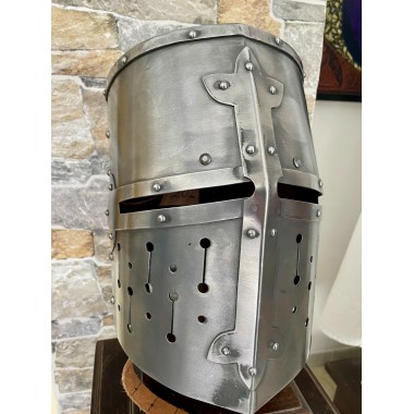 Casque Templier - Grand Heaume Médiéval