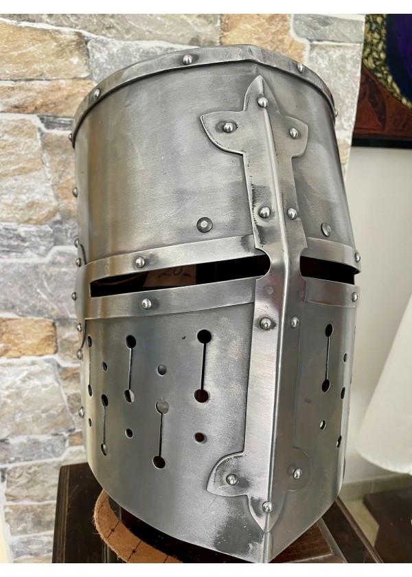 Casque Templier - Grand Heaume Médiéval