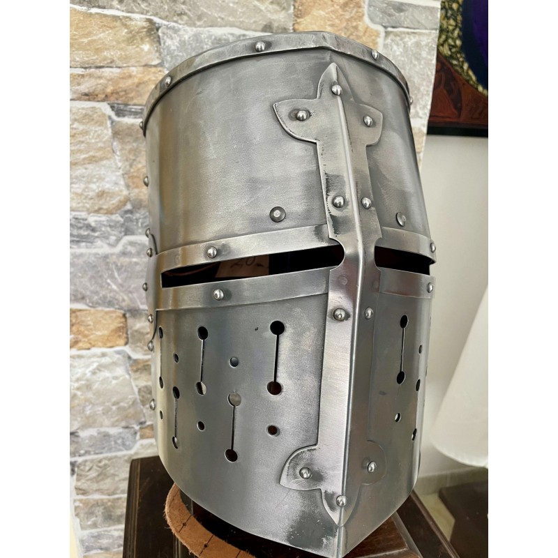 Casque Templier - Grand Heaume Médiéval