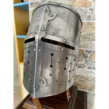 Casque Templier - Grand Heaume Médiéval