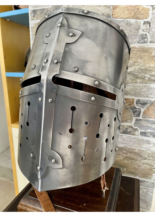 Casque Templier - Grand Heaume Médiéval