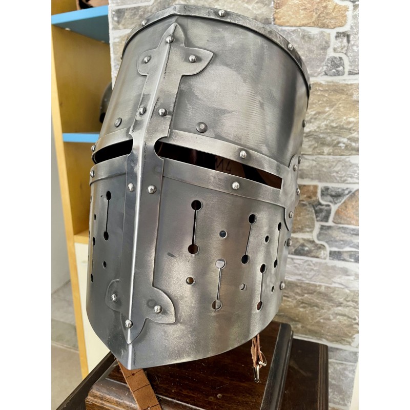 Casque Templier - Grand Heaume Médiéval