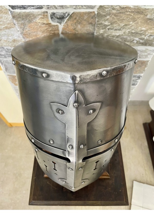 Casque Templier - Grand Heaume Médiéval