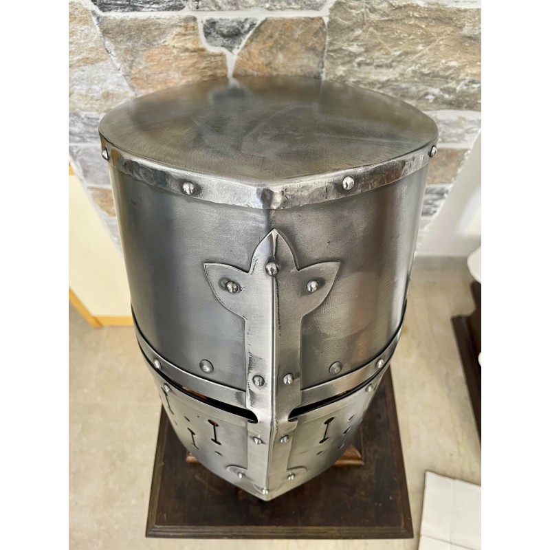 Casque Templier - Grand Heaume Médiéval