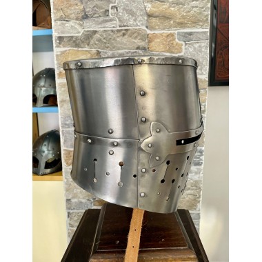 Casque Templier - Grand Heaume Médiéval