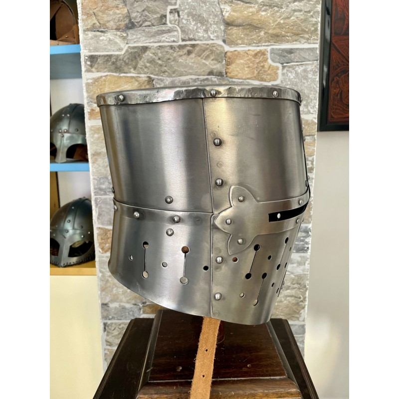 Casque Templier - Grand Heaume Médiéval