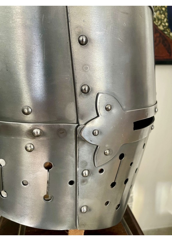 Casque Templier - Grand Heaume Médiéval