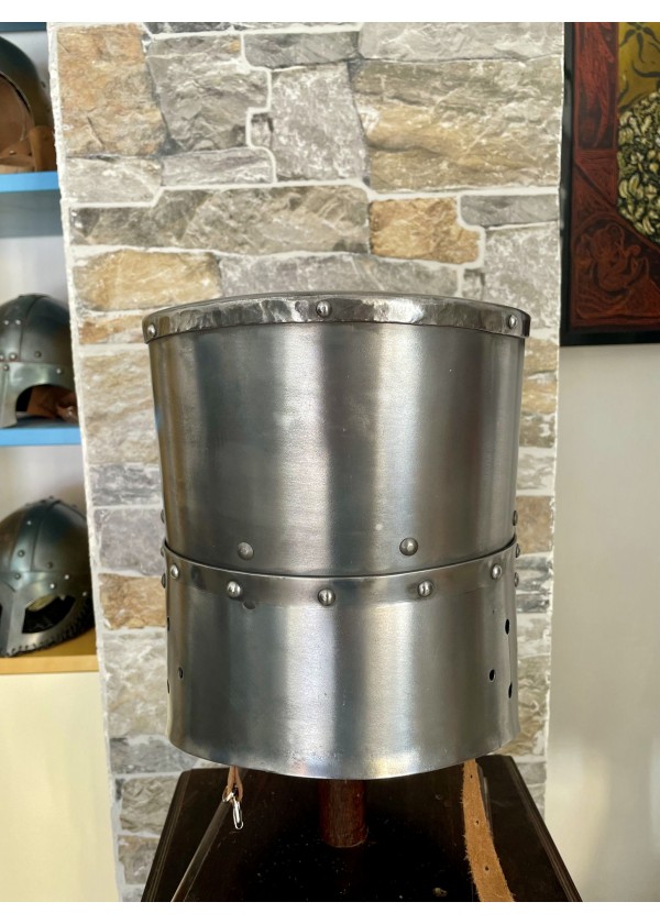 Casque Templier - Grand Heaume Médiéval