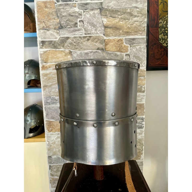Casque Templier - Grand Heaume Médiéval