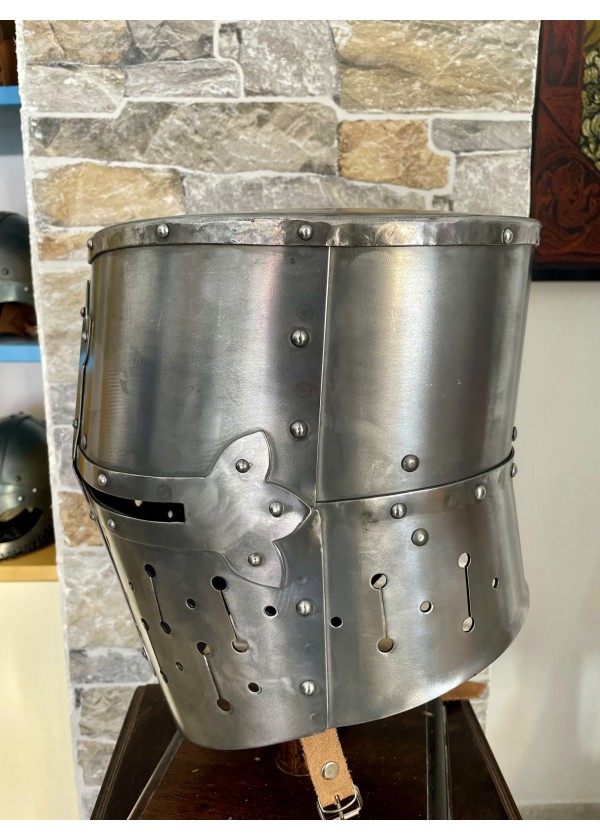Casque Templier - Grand Heaume Médiéval