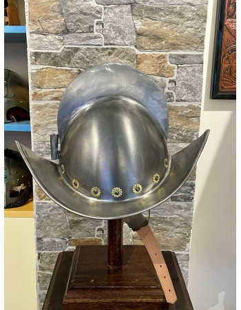 Casque Morion avec rosettes