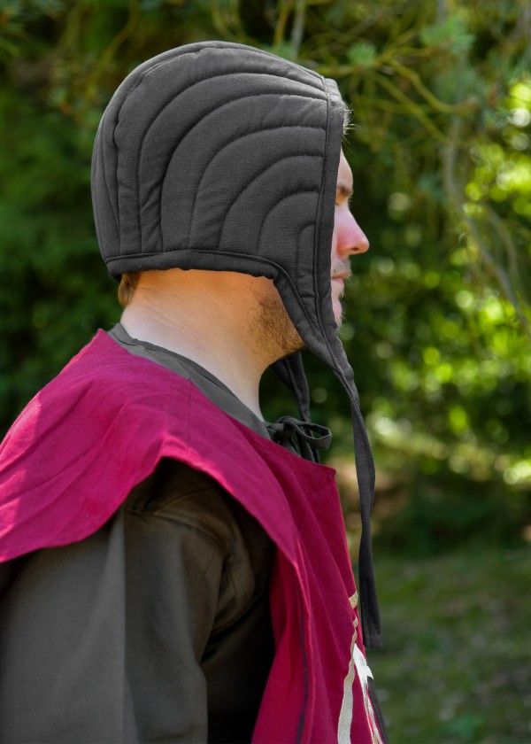Cagoule d'arme rembourrée - noire