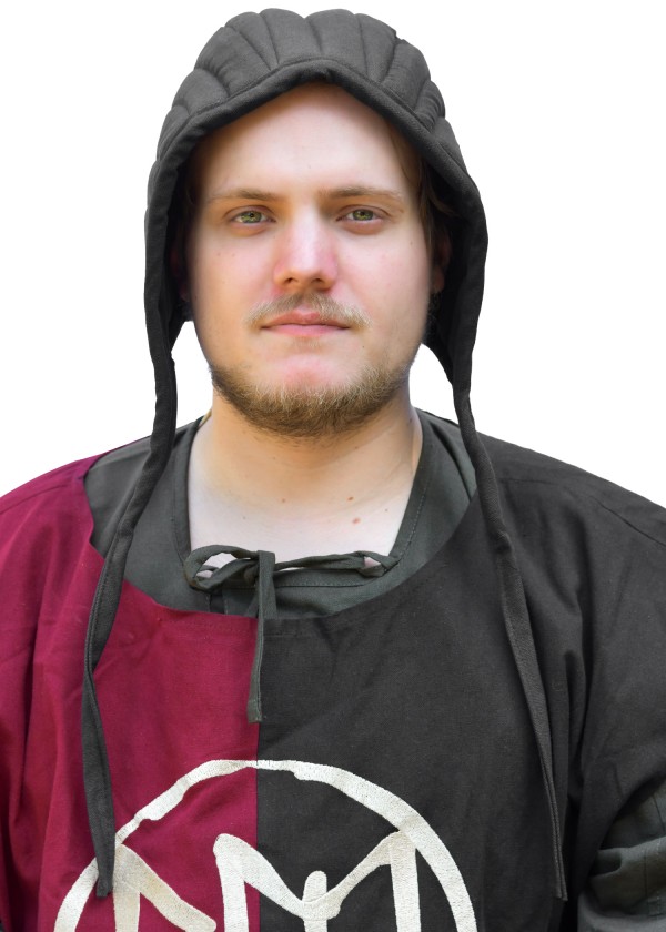 Cagoule d'arme rembourrée - noire