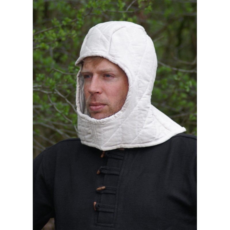 Cagoule rembourrée médiévaux