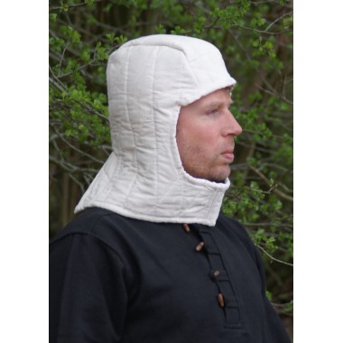 Cagoule rembourrée médiévaux