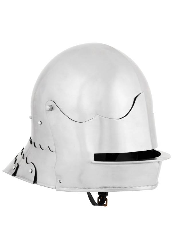 Salade gothique, vers 1480, acier de 2 mm